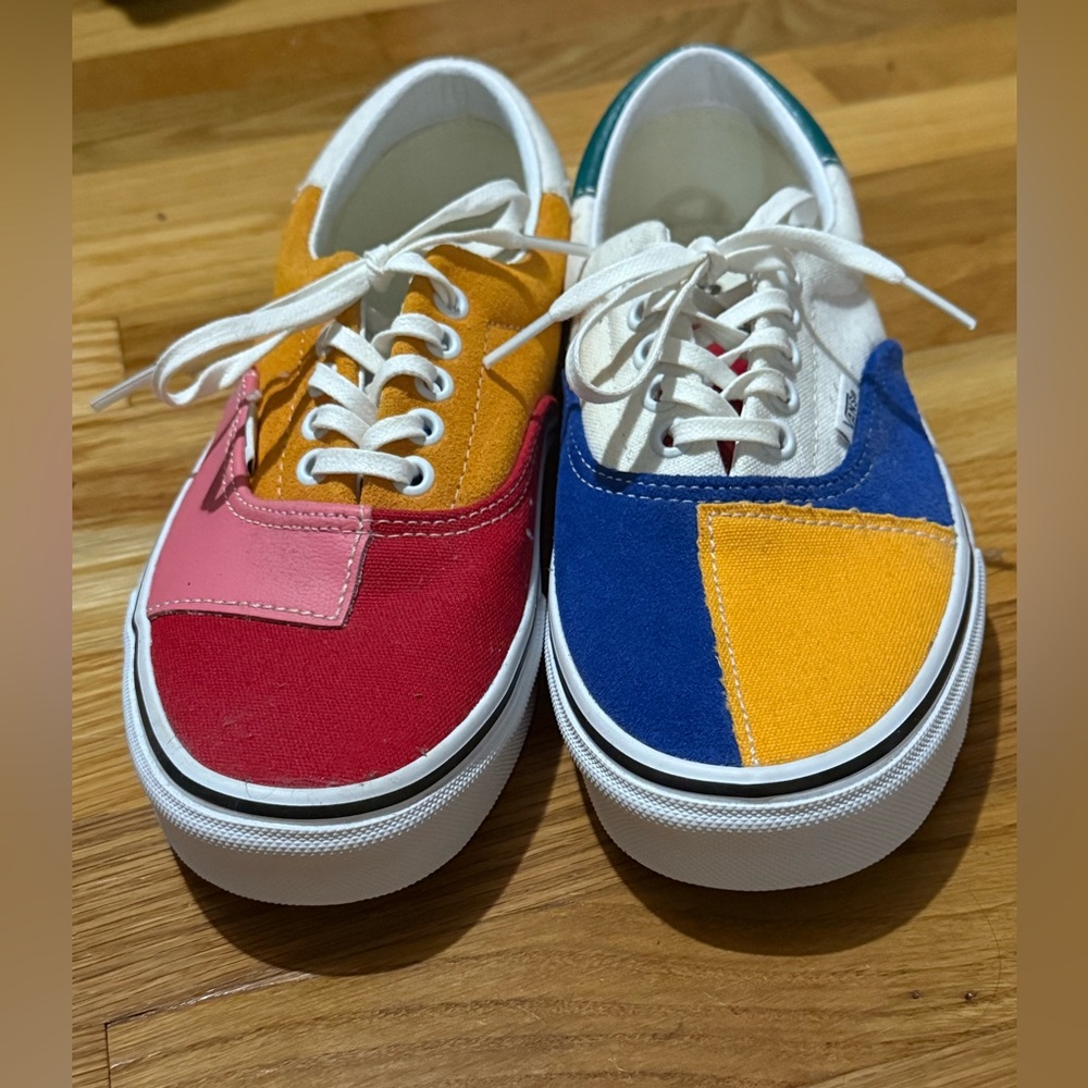 New Without Tags Unisex Patchwork Vans - image 3